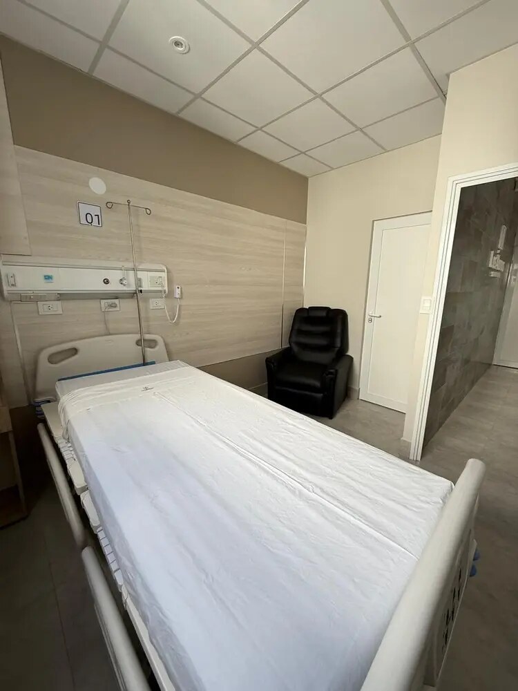Habitación individual del Sanatorio Los Álamos
